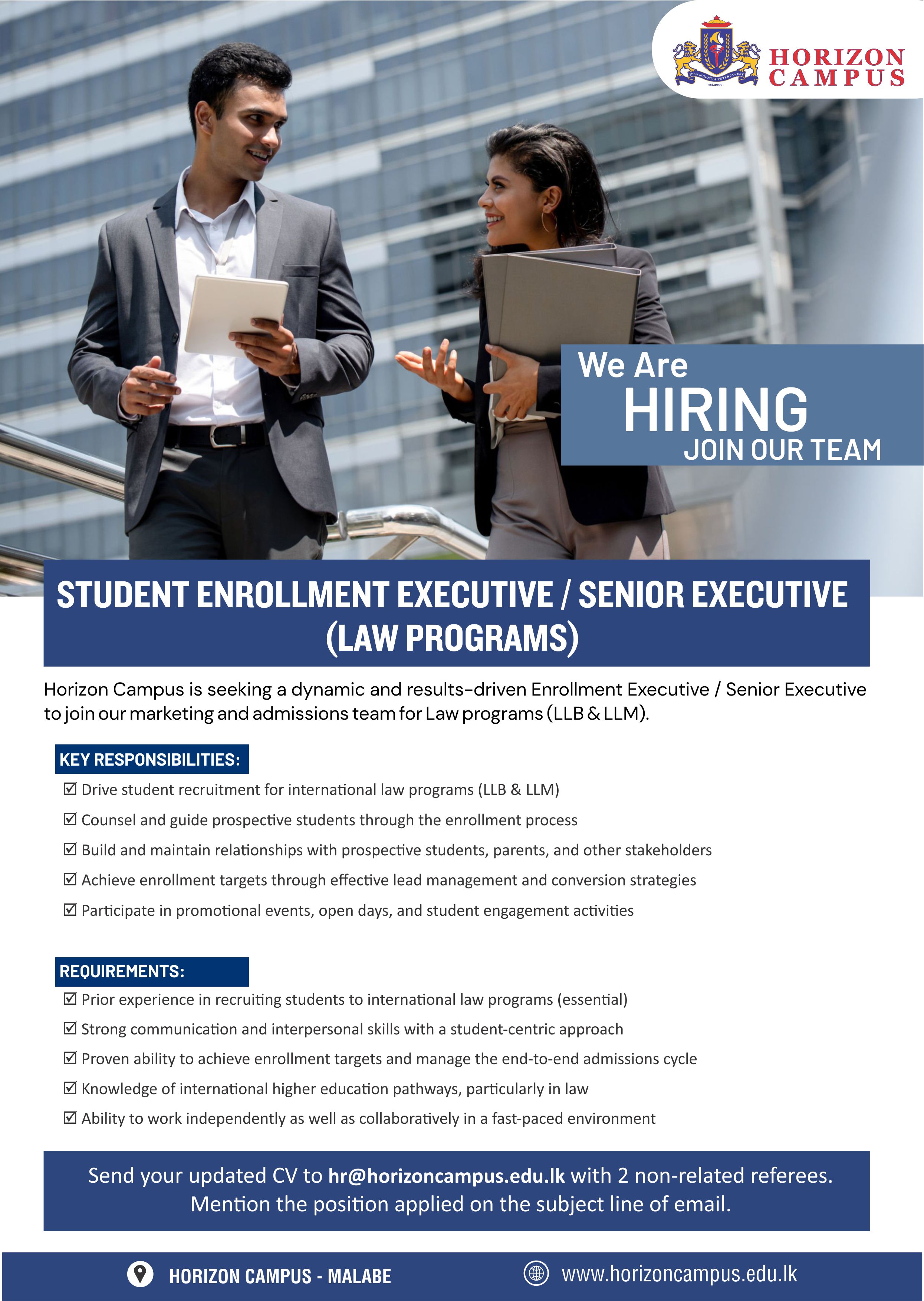 Student Enrollment Executive Law